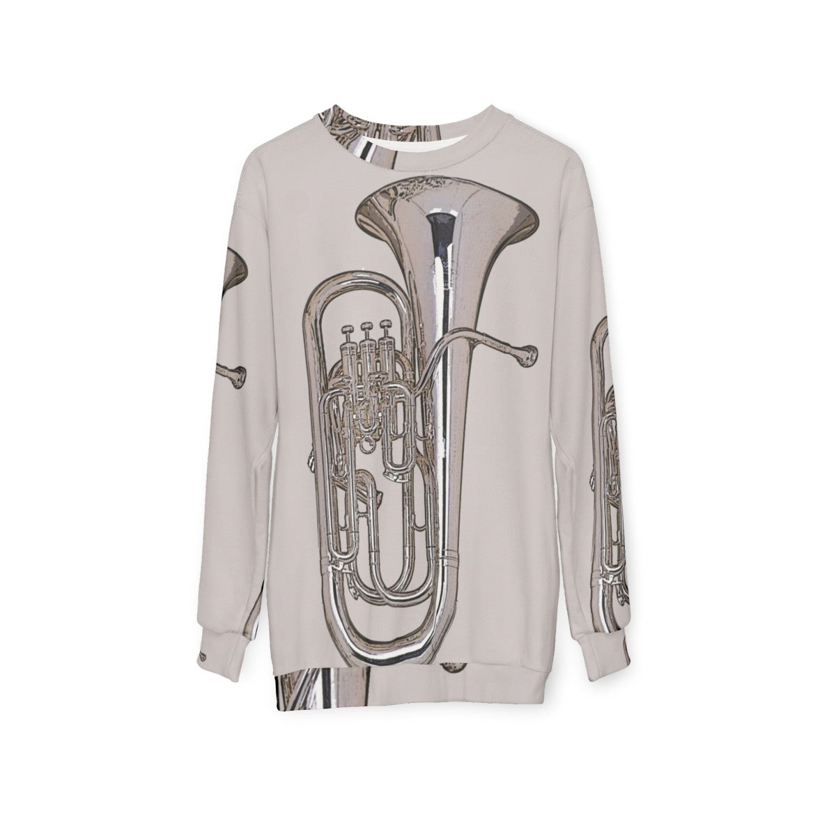 Silver Euphonium Sweatshirt - hanging