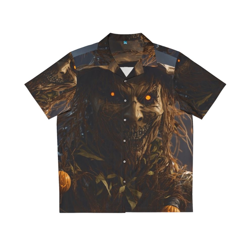 Scary Scarecrow Hawaiian Shirt for Halloween