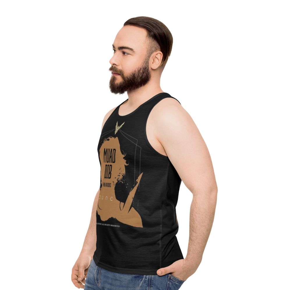 Dune Paul Atreides Muad'Dib Unisex Tank Top - men side