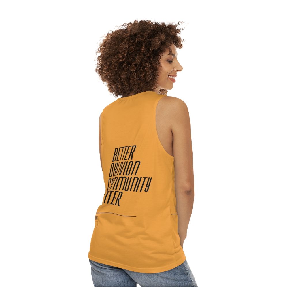 Better Oblivion Community Center Unisex Tank Top - women back