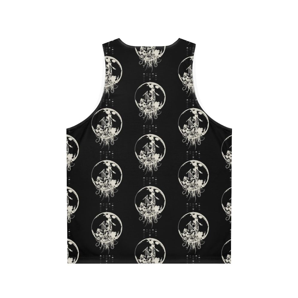 Sleep Token inspired unisex tank top with a moon design - Back