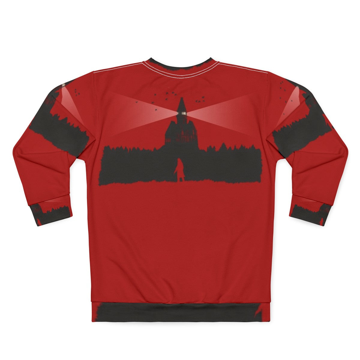 The Evil Within Light Sweatshirt featuring horror game characters - Back