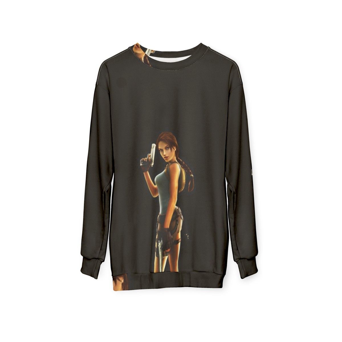 Lara Croft Anniversary Tomb Raider Sweatshirt - hanging