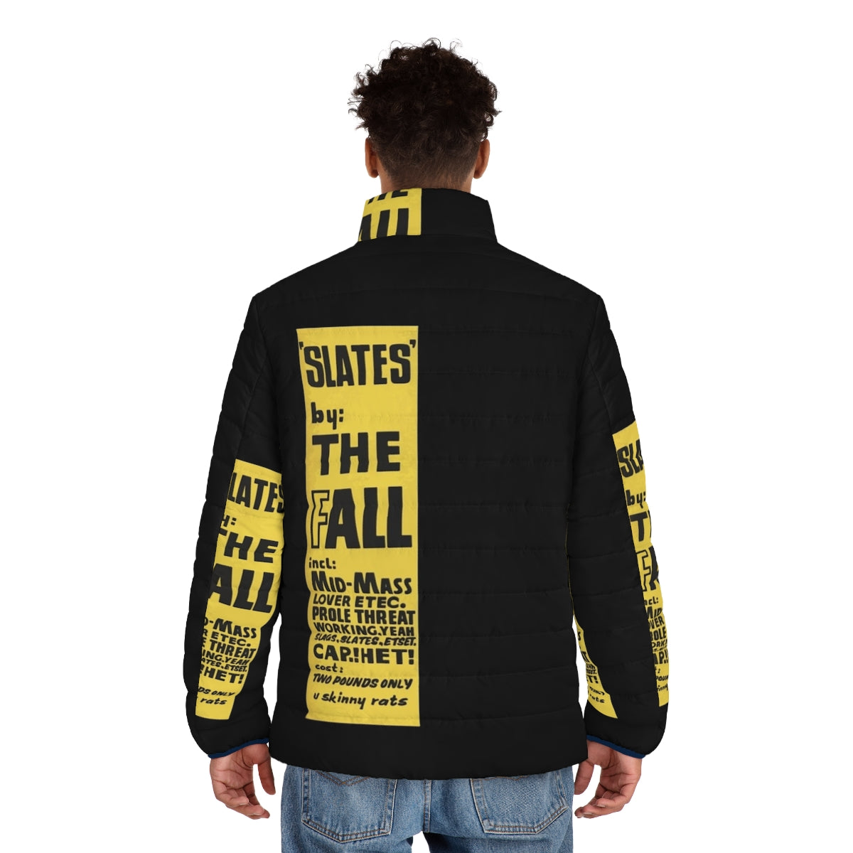 The Fall Band Mark E. Smith Slates Puffer Jacket - men back