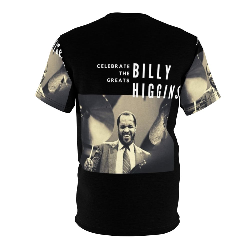 T-shirt featuring the iconic jazz drummer Billy Higgins - Back