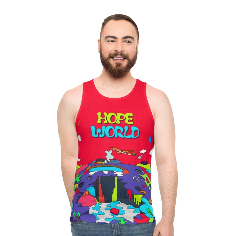 Hope World Unisex Tank Top - men