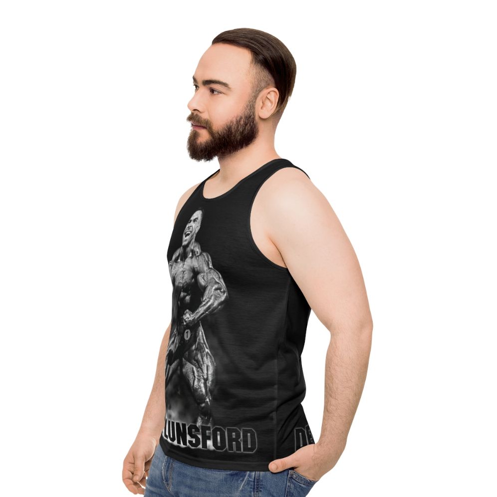 Derek Lunsford Bodybuilding Tank Top - men side