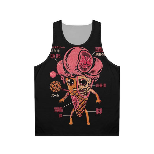 Retro Ice Cream Kaiju Unisex Tank Top