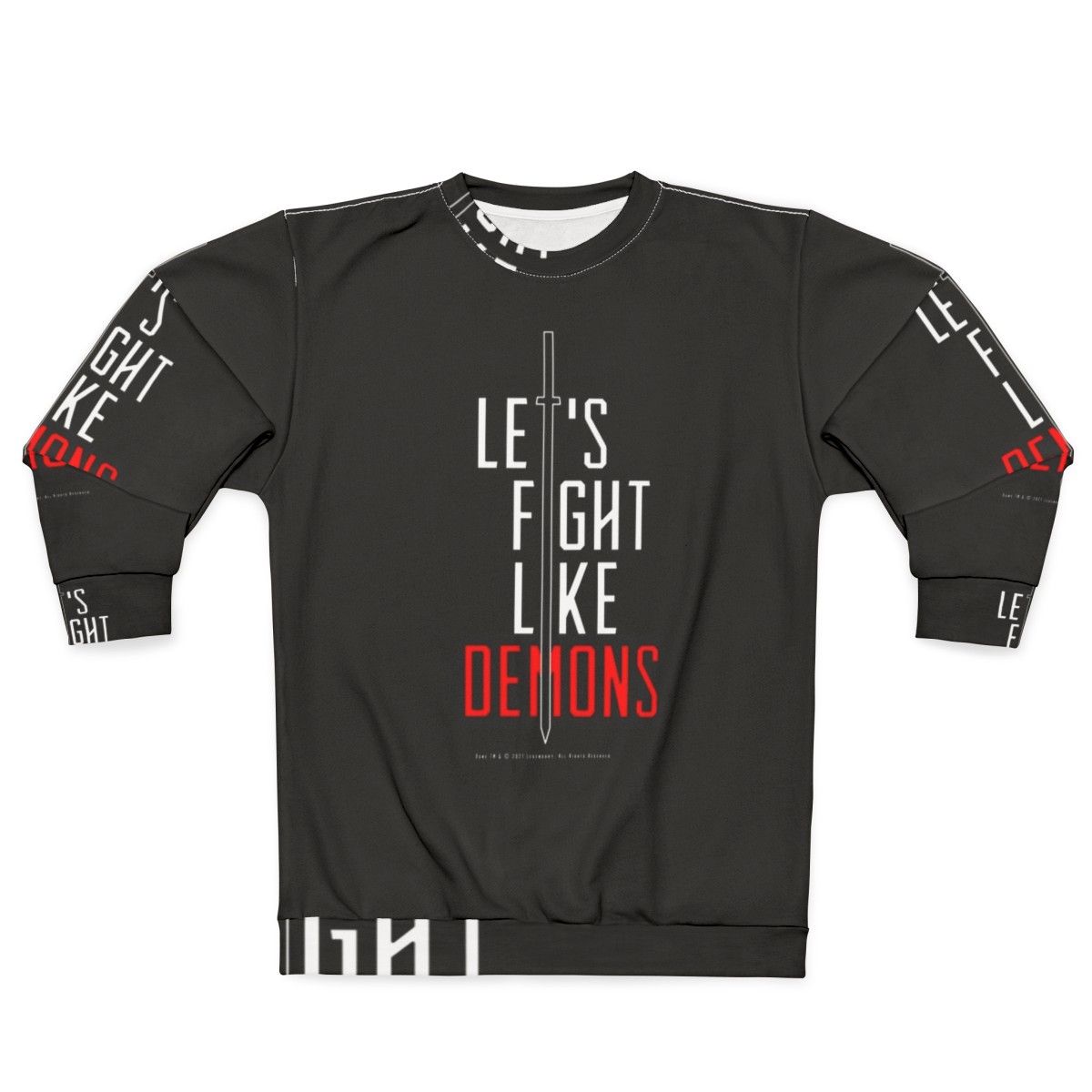 Dune "Fight Like Demons" White Sweatshirt