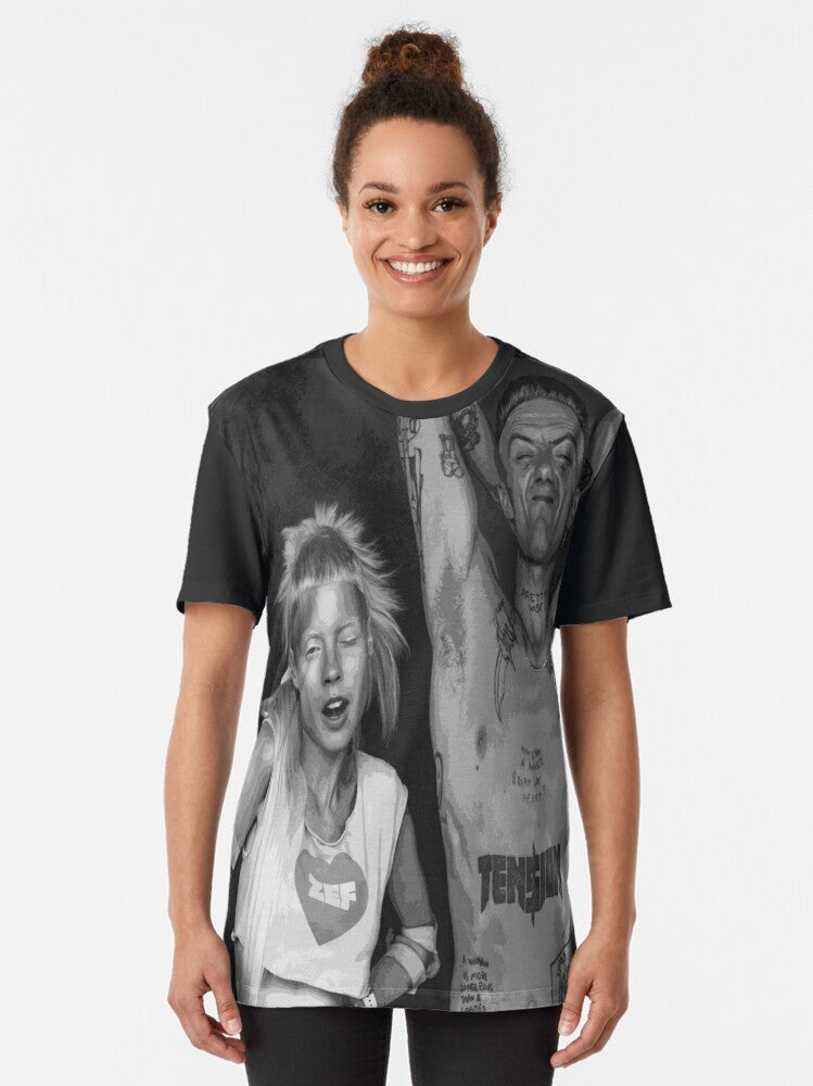 Die Antwoord Zef Graphic T-Shirt featuring the band members Ninja and Yolandi Visser - Women