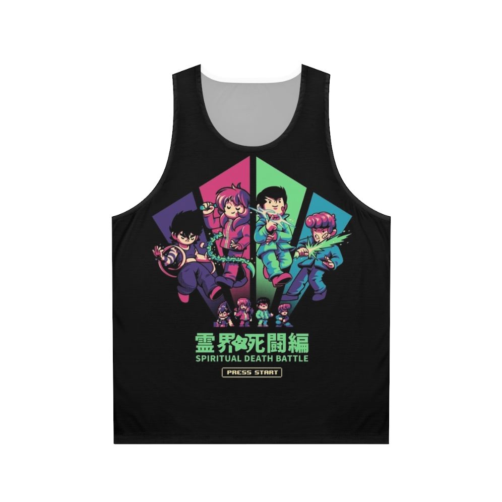 Retro spiritual battle unisex tank top