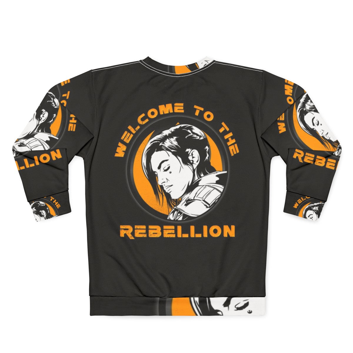 Gina Carano "Welcome to the Rebellion" Sweatshirt - Back