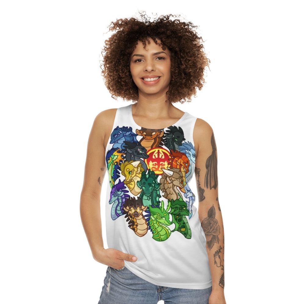 Wings of Fire Unisex Dragon Tank Top - women