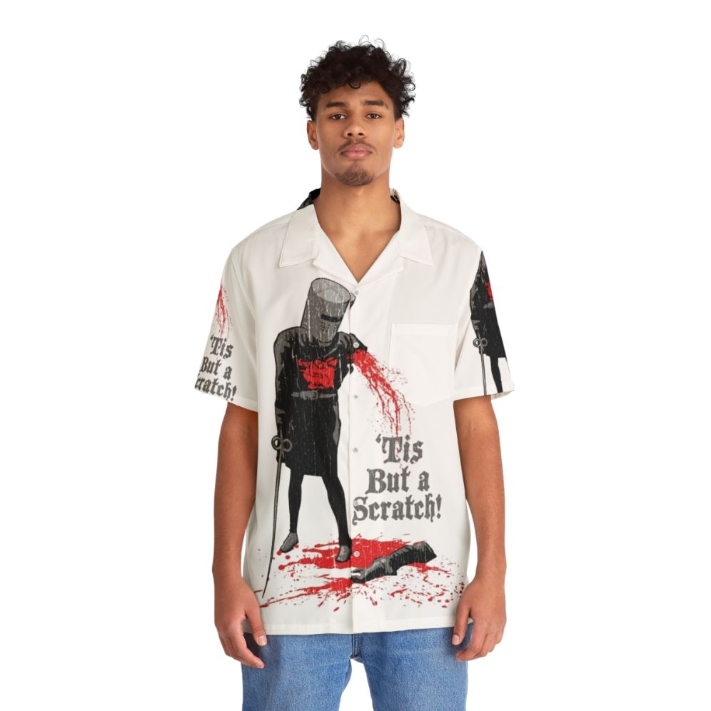 Monty Python "Tis But A Scratch" Hawaiian Shirt - People Front