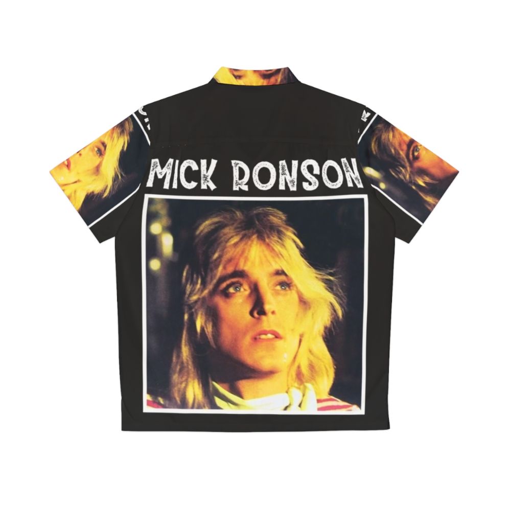 Mick Ronson Guitarist Hawaiian Shirt - Back