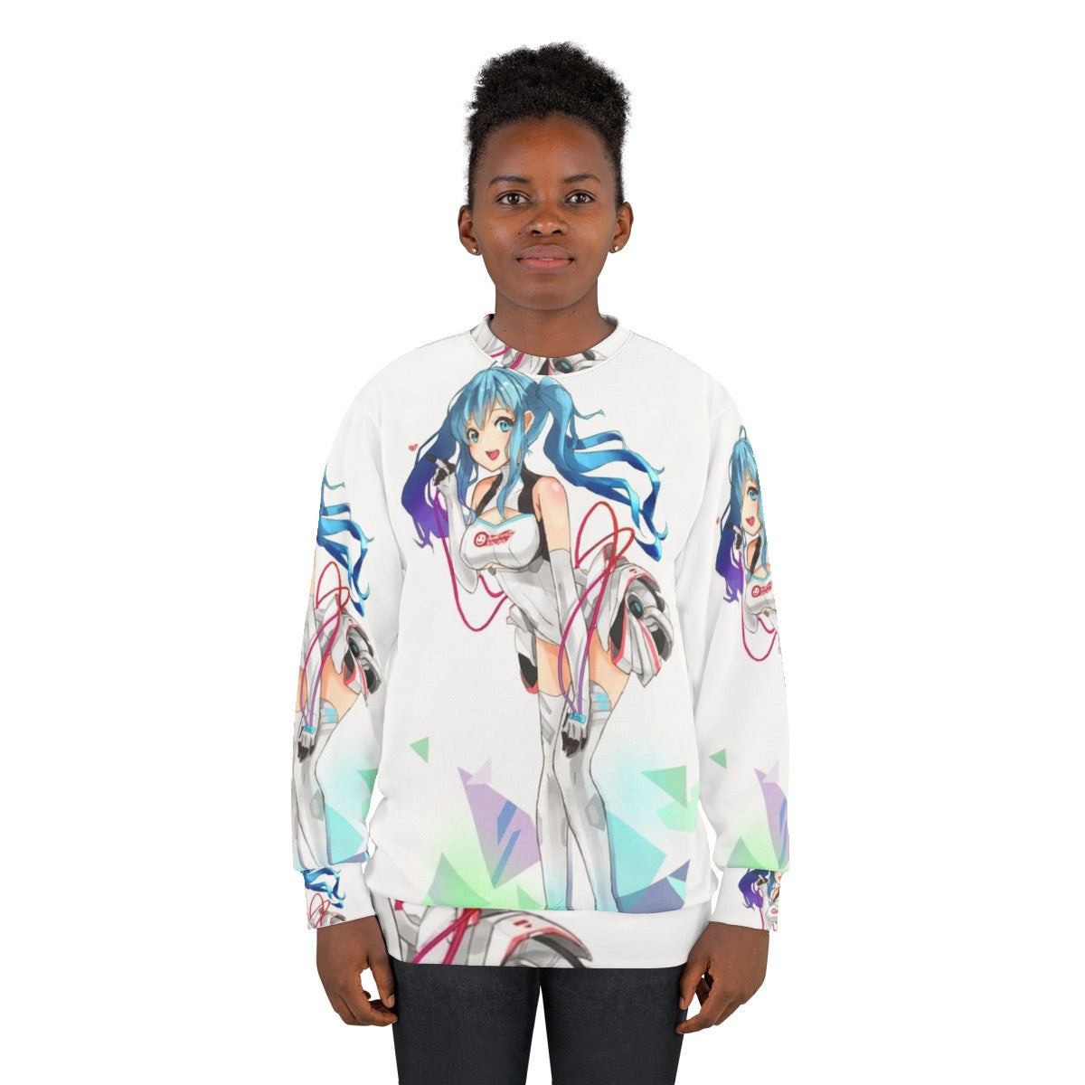 Racing Miku Anime Sweatshirt - women