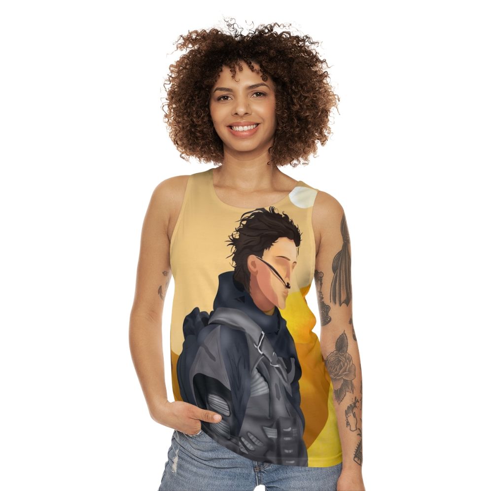 Paul Atreides Dune Moons Unisex Tank Top - women