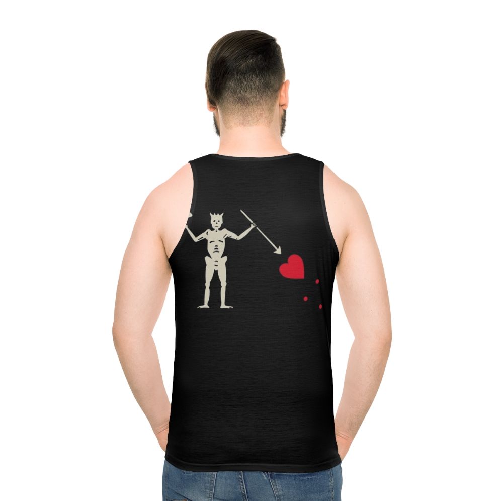 Blackbeard Edward Teach Pirate Tank Top - men back