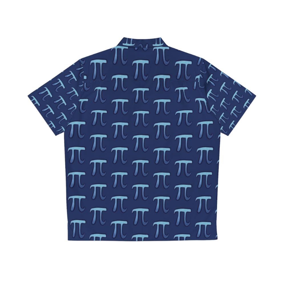 Pi Symbol Hawaiian Shirt, Mathematics-Inspired Hawaiian Shirt - Back