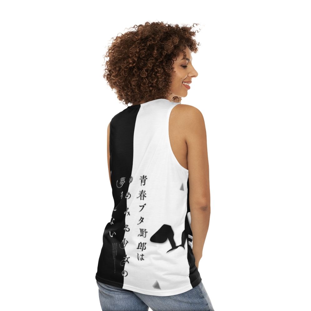 Mai Sakurajima Anime Tank Top - women back