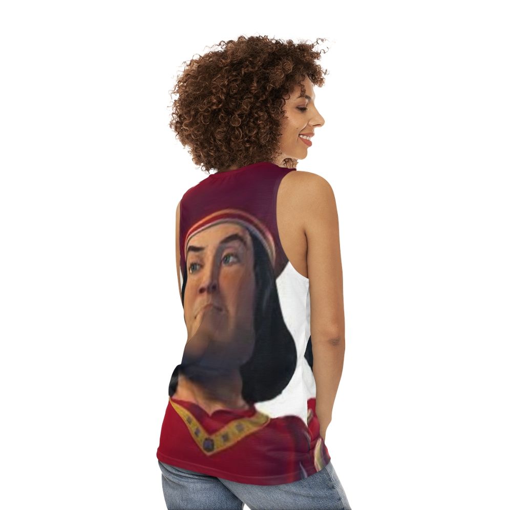 Lord Farquaad Unisex Tank Top - women back