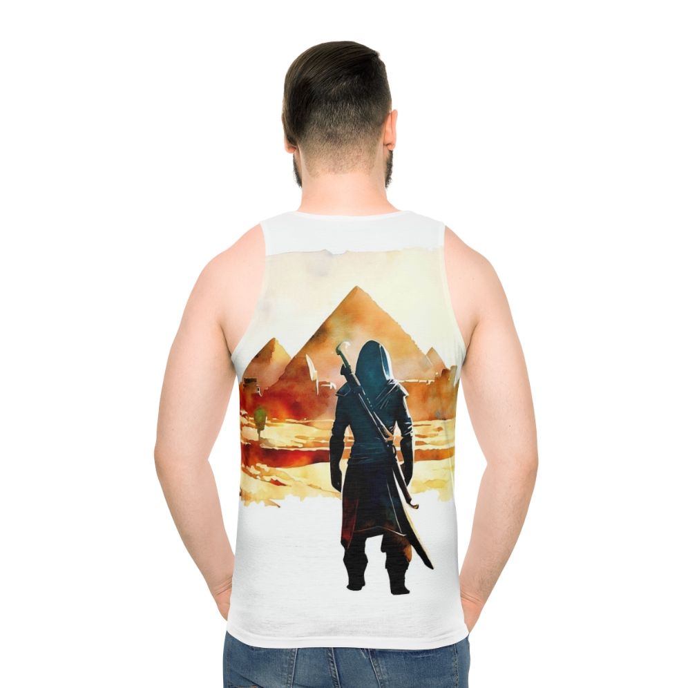 Assassin's Creed Egypt Unisex Tank Top - men back