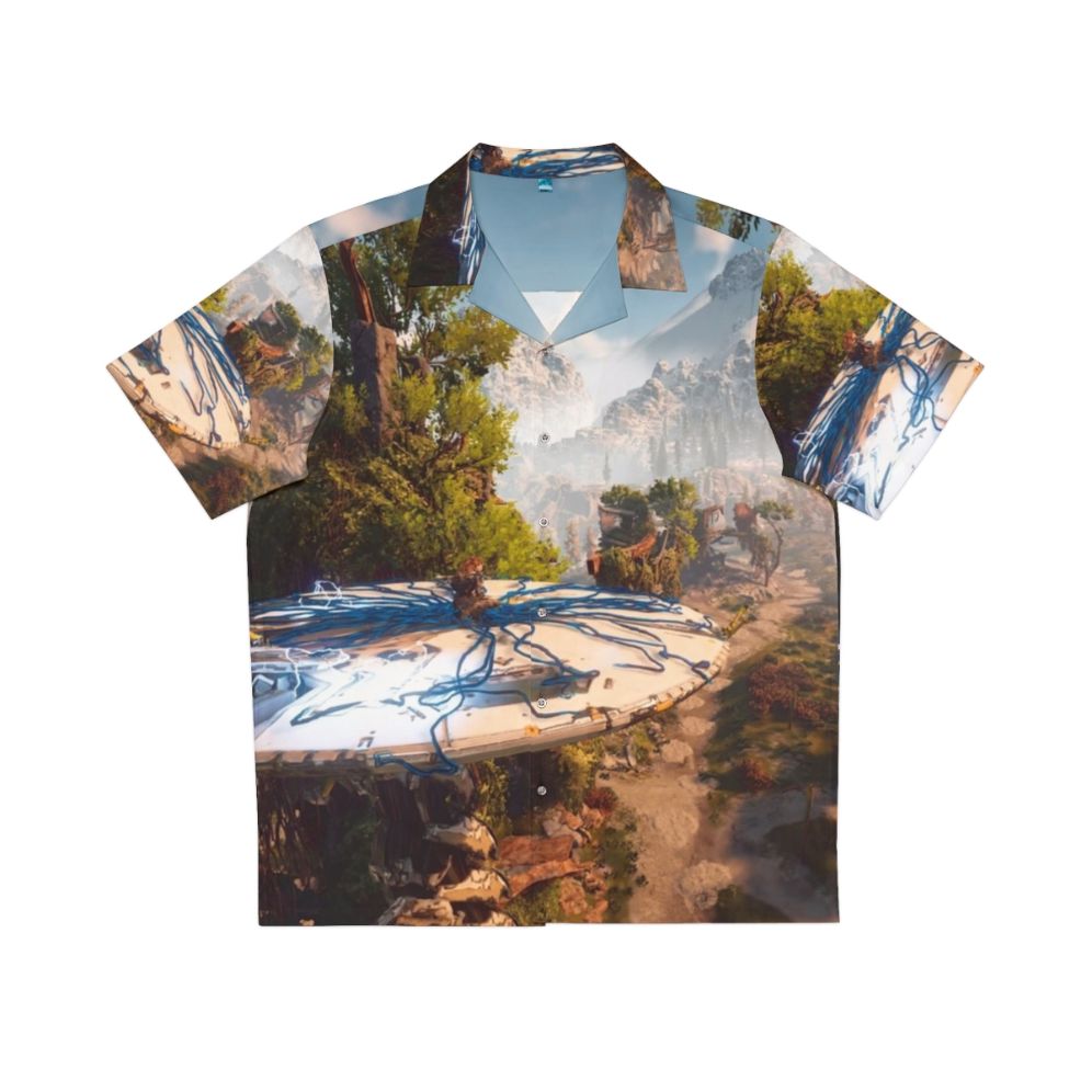 Horizon Zero Dawn Aloy Riding Tallneck Hawaiian Shirt