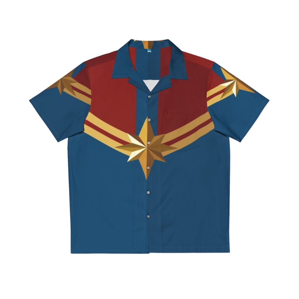 Captain Marvel Hawaiian Shirt Costume