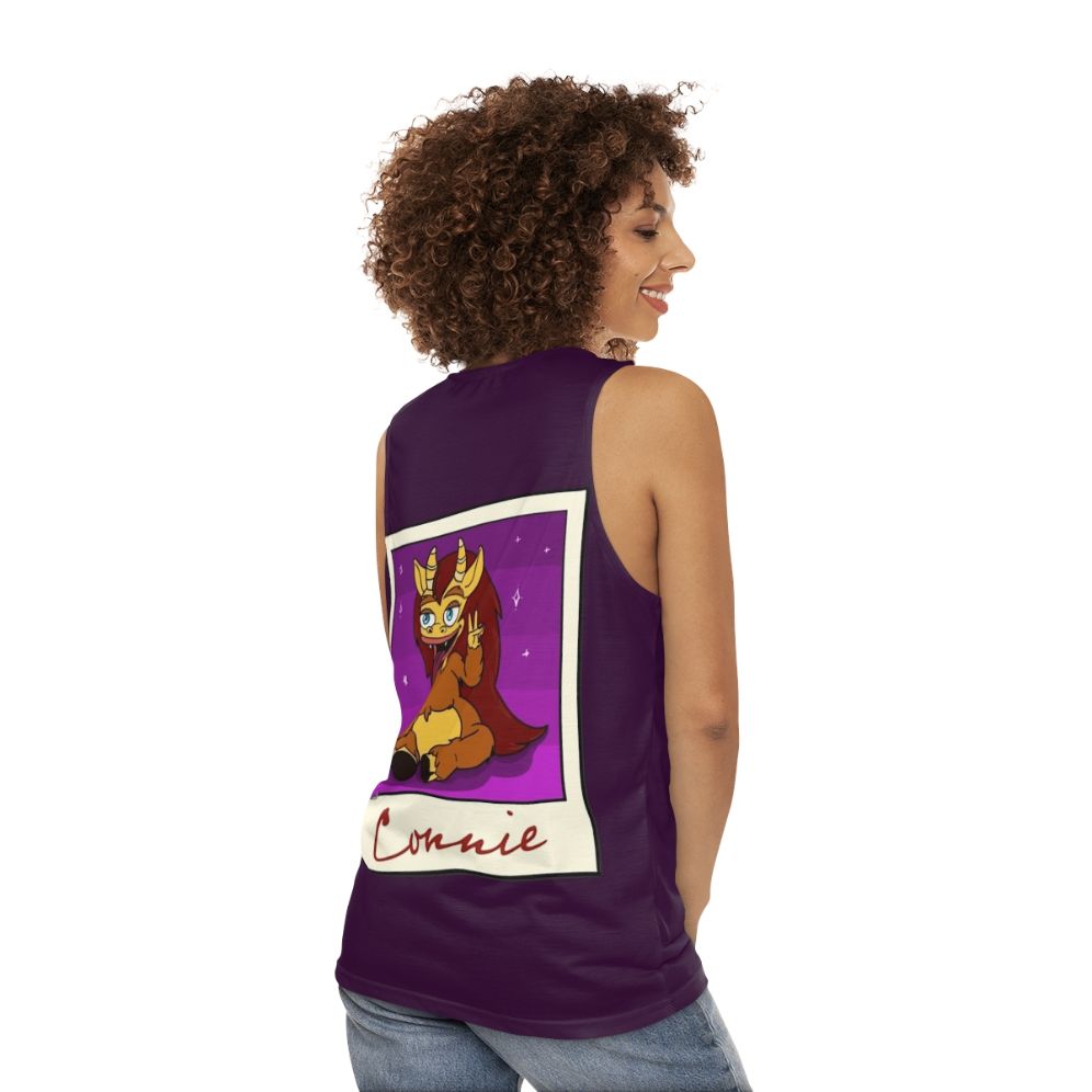 Big Mouth Hormone Monster Connie Unisex Tank Top - women back