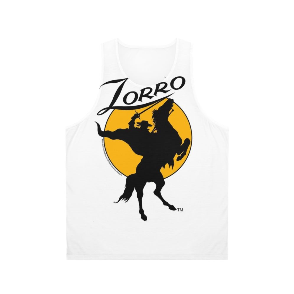 Unisex Zorro Horse Rider Silhouette Tank Top