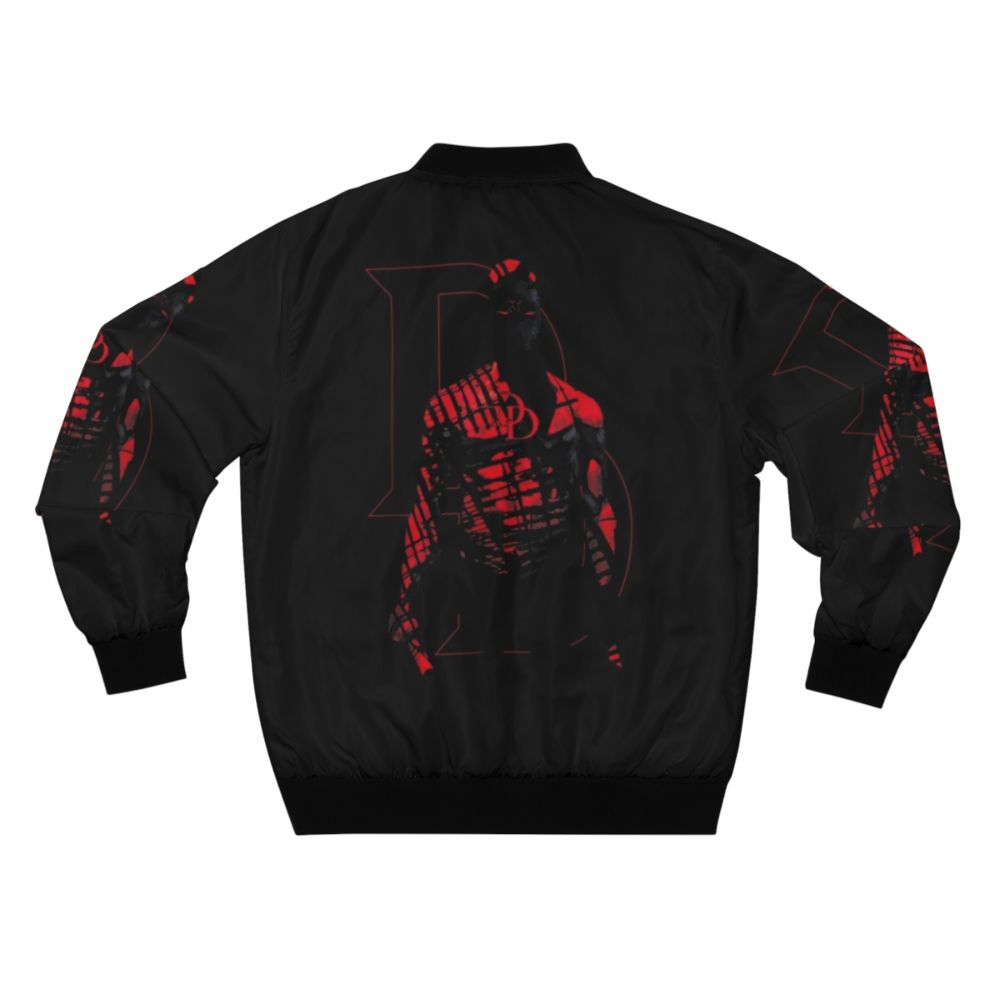 Daredevil in Shadows Superhero Bomber Jacket - Back