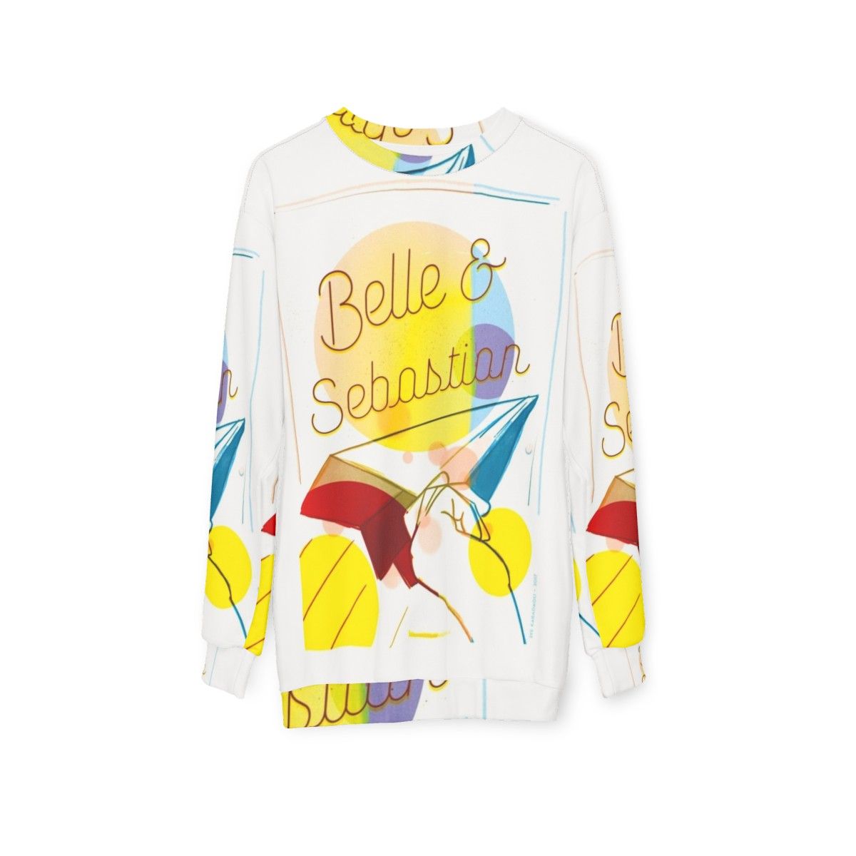 Belle and Sebastian indie pop band sweatshirt - hanging