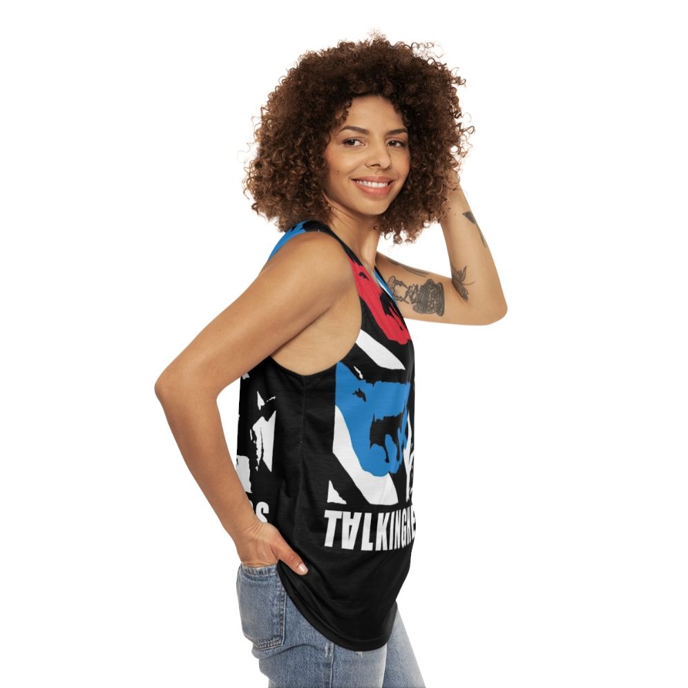 Talking Heads Unisex Tank Top - women side