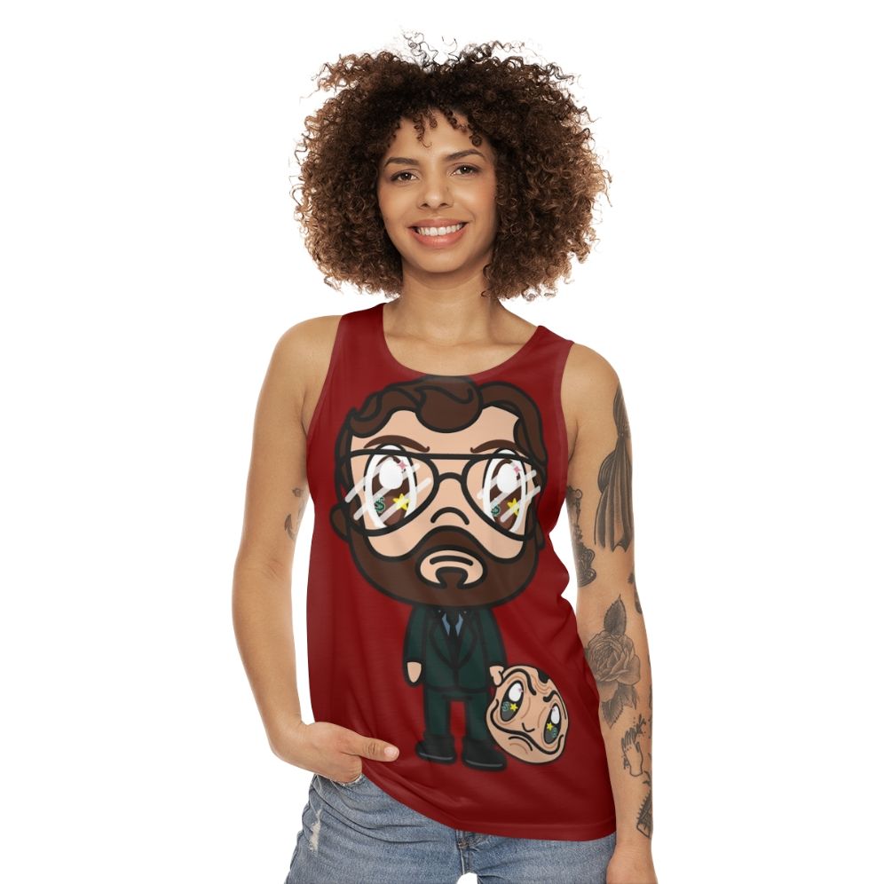 Teacher The Paper House Money Heist Netflix Unisex Tank Top - women