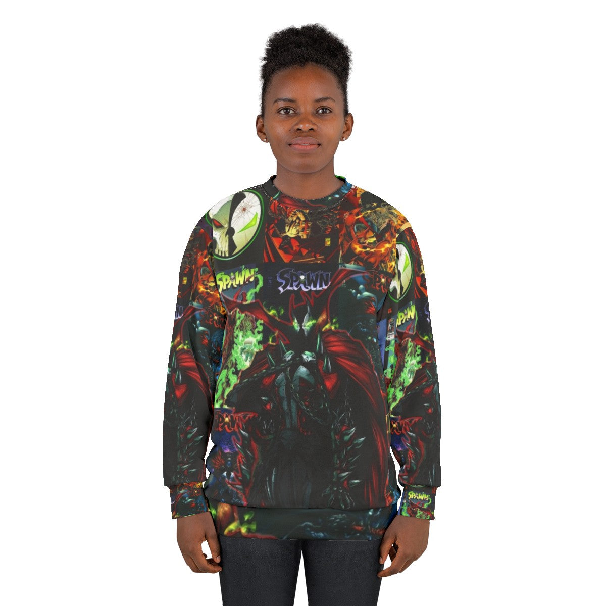 Spawn Comic Book Superhero Sweatshirt - women