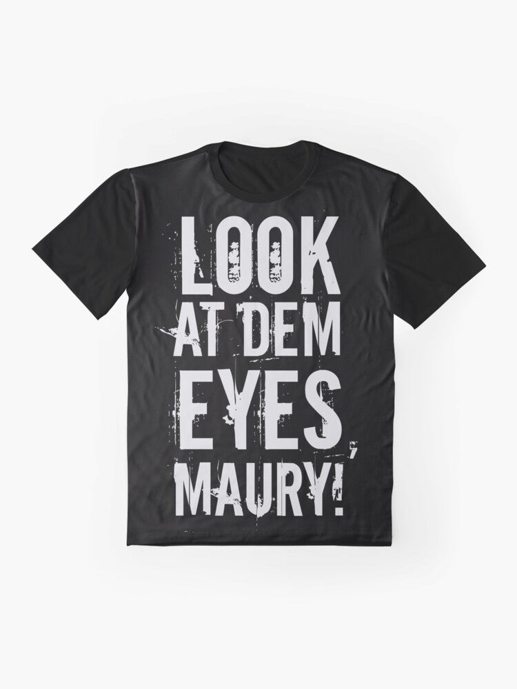 Maury Paternity Reality TV Graphic T-Shirt - Flat lay