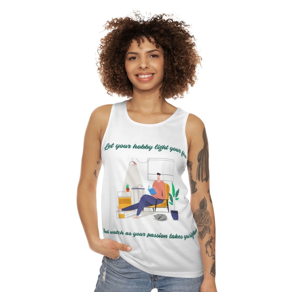 Hobbies Unisex Fitness Tank Top - women