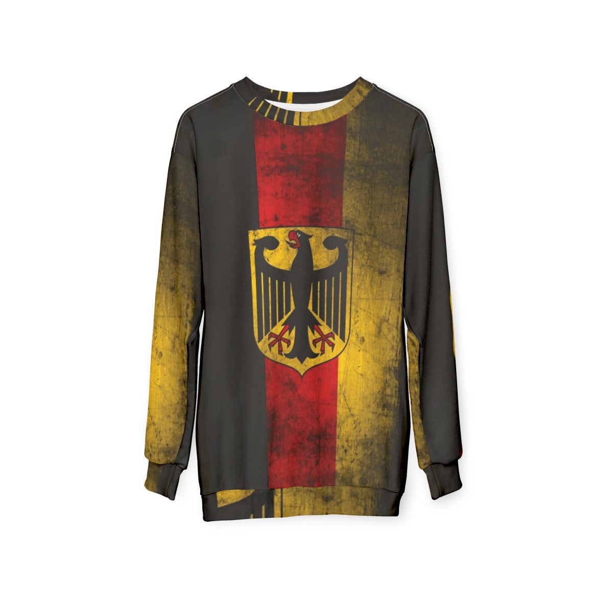 Germany Flag Eagle Coat of Arms Bundesadler Patriotic Sweatshirt - hanging