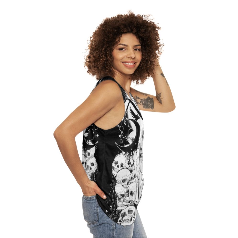 Bunny Unisex Anime Tank Top - women side