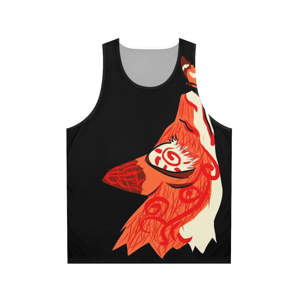 Kitsune spirit fox unisex tank top