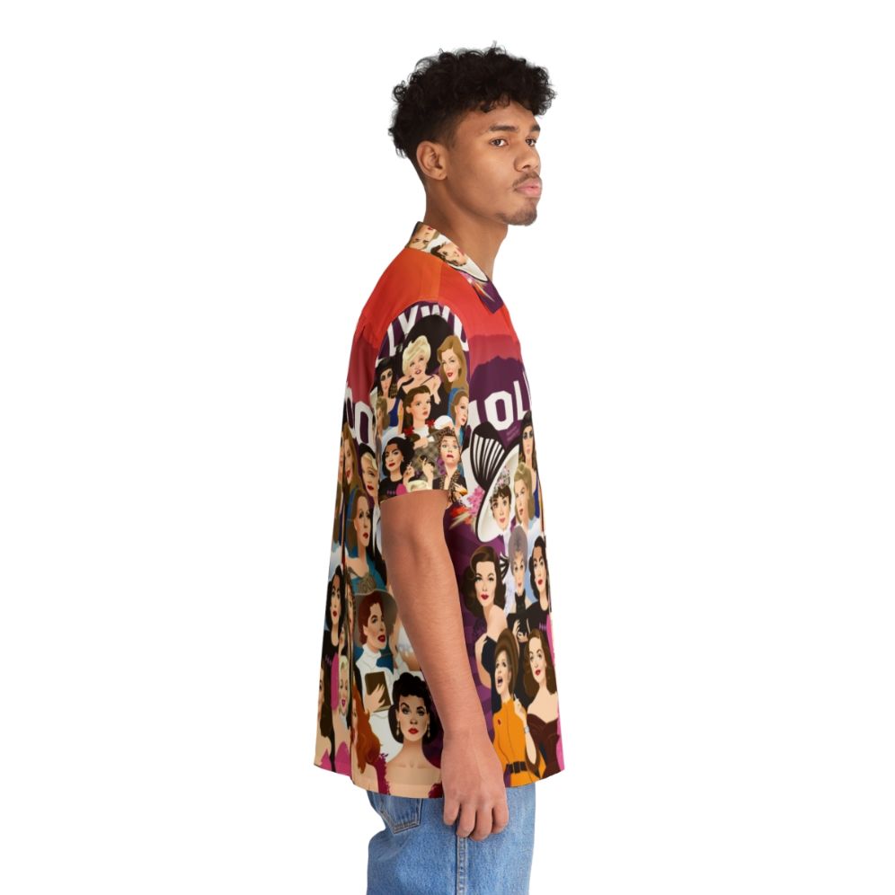 Colorful Hawaiian shirt with tropical print and Hollywood inspired design - People Pight