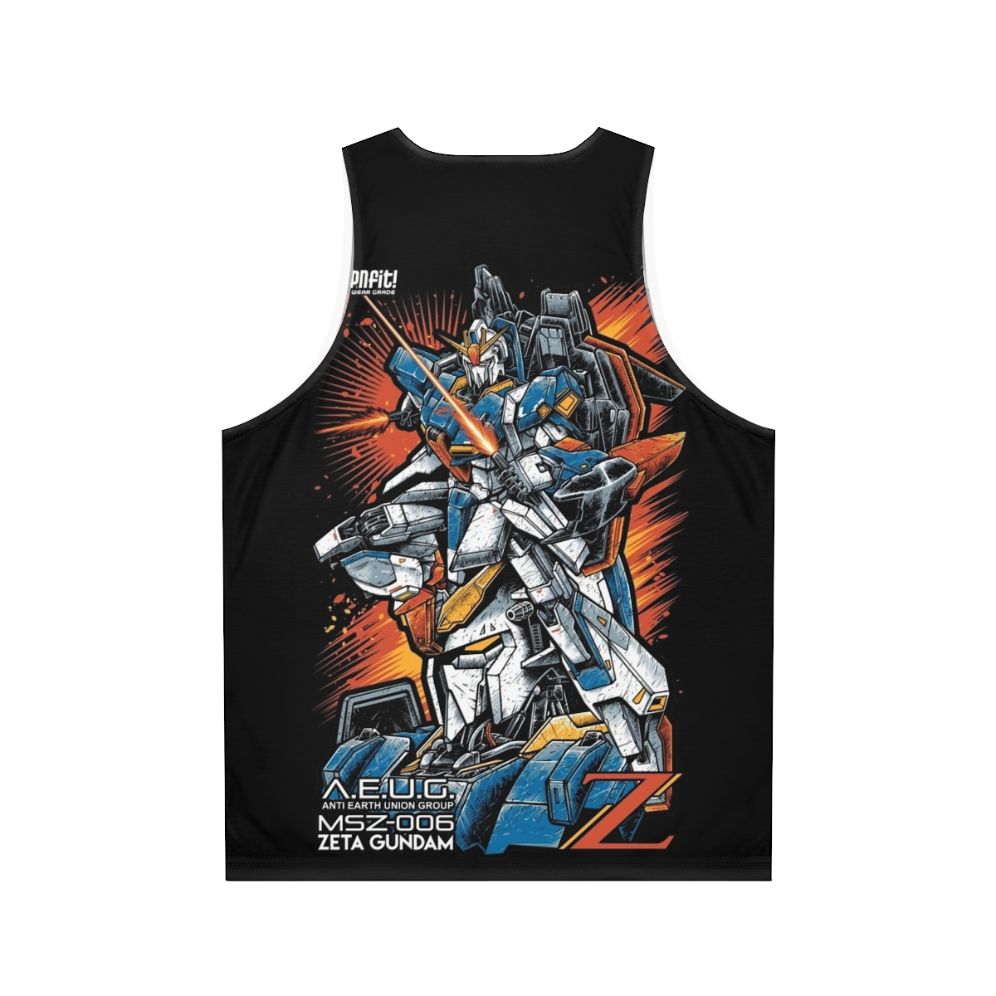 Gundam Anime Mecha Unisex Tank Top - Back