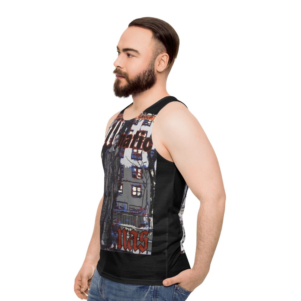 Nas Illmatic Comic Unisex Tank Top - men side