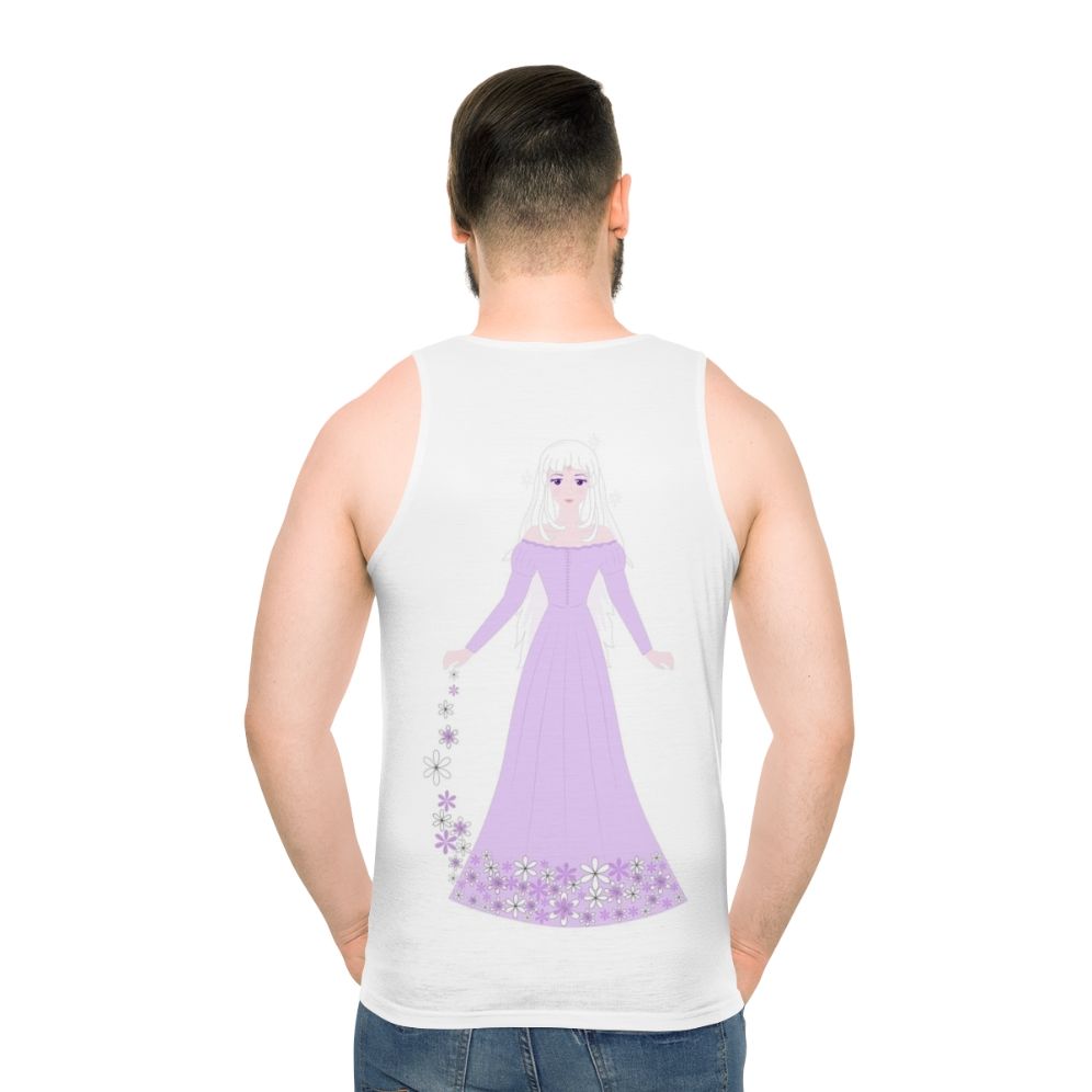 The Last Unicorn Lady Amalthea Unisex Fantasy Tank Top - men back