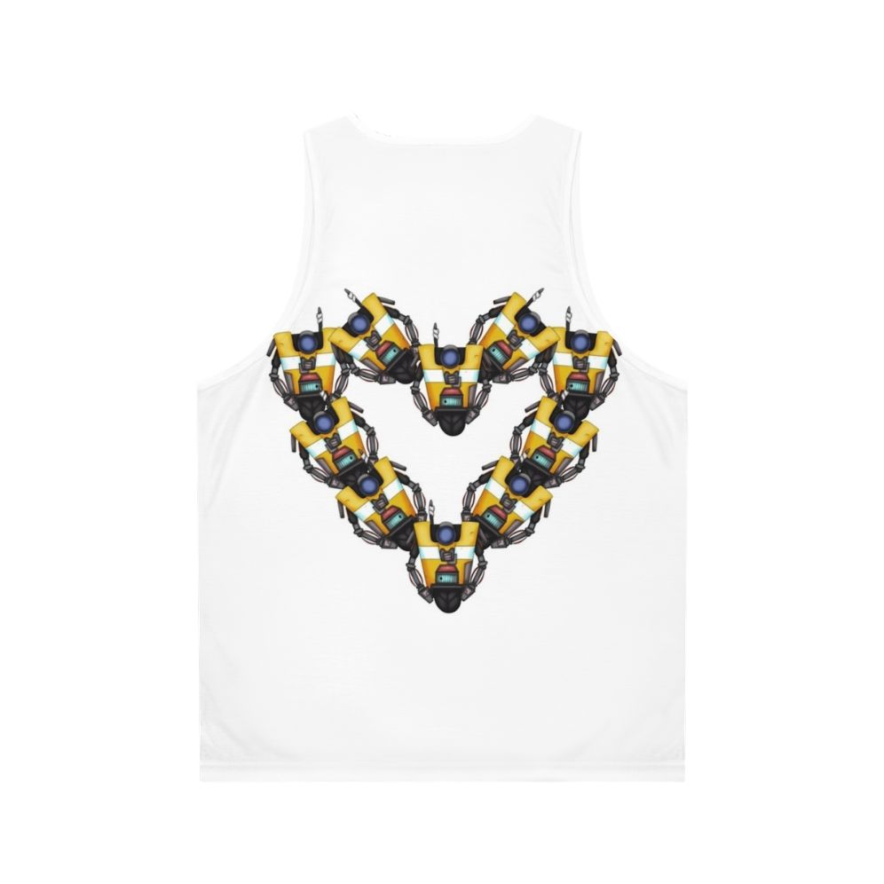 Borderlands Claptrap Heart Unisex Tank Top - Back