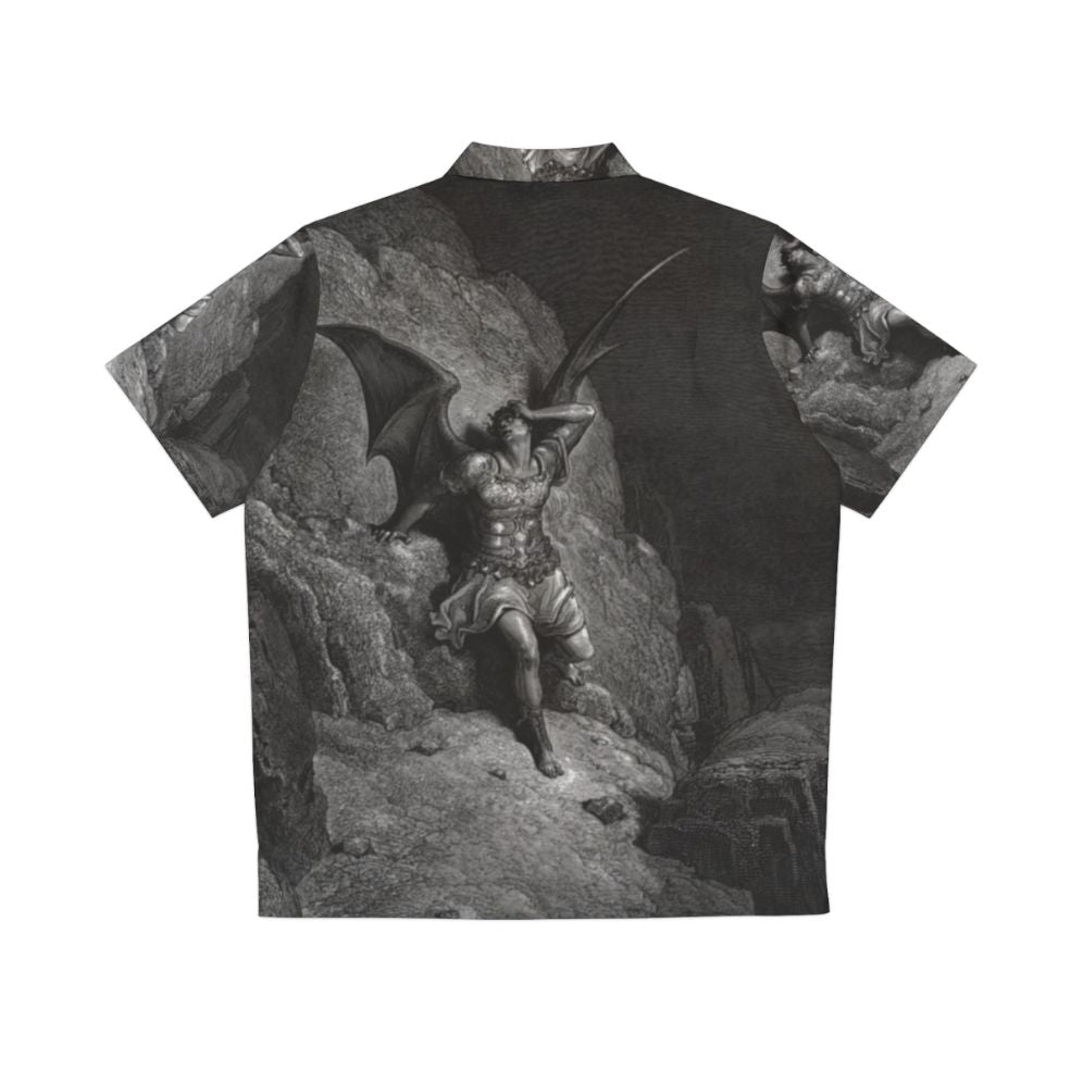 Gustave Dore's The Fall of Satan 1866 Hawaiian Shirt - Back