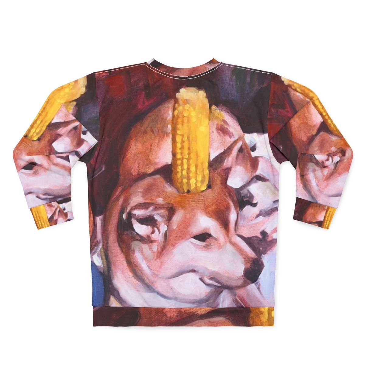 Corn dog sweatshirt with dank meme design - Back