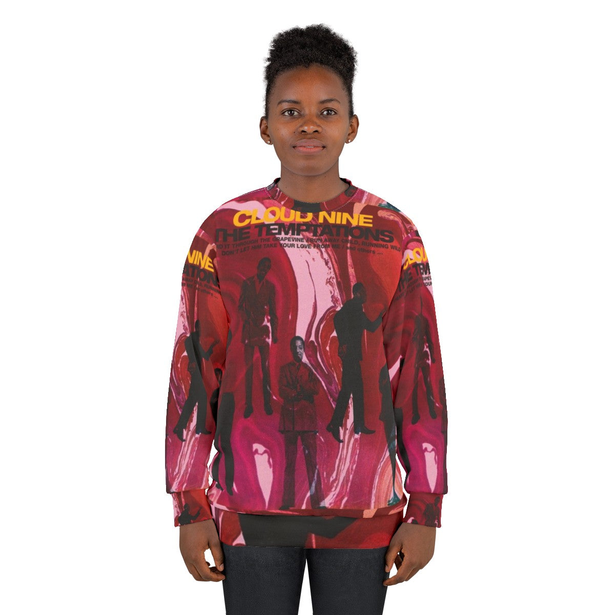 Psychedelic Soul Sweatshirt Featuring Cloud 9 Album Art - women