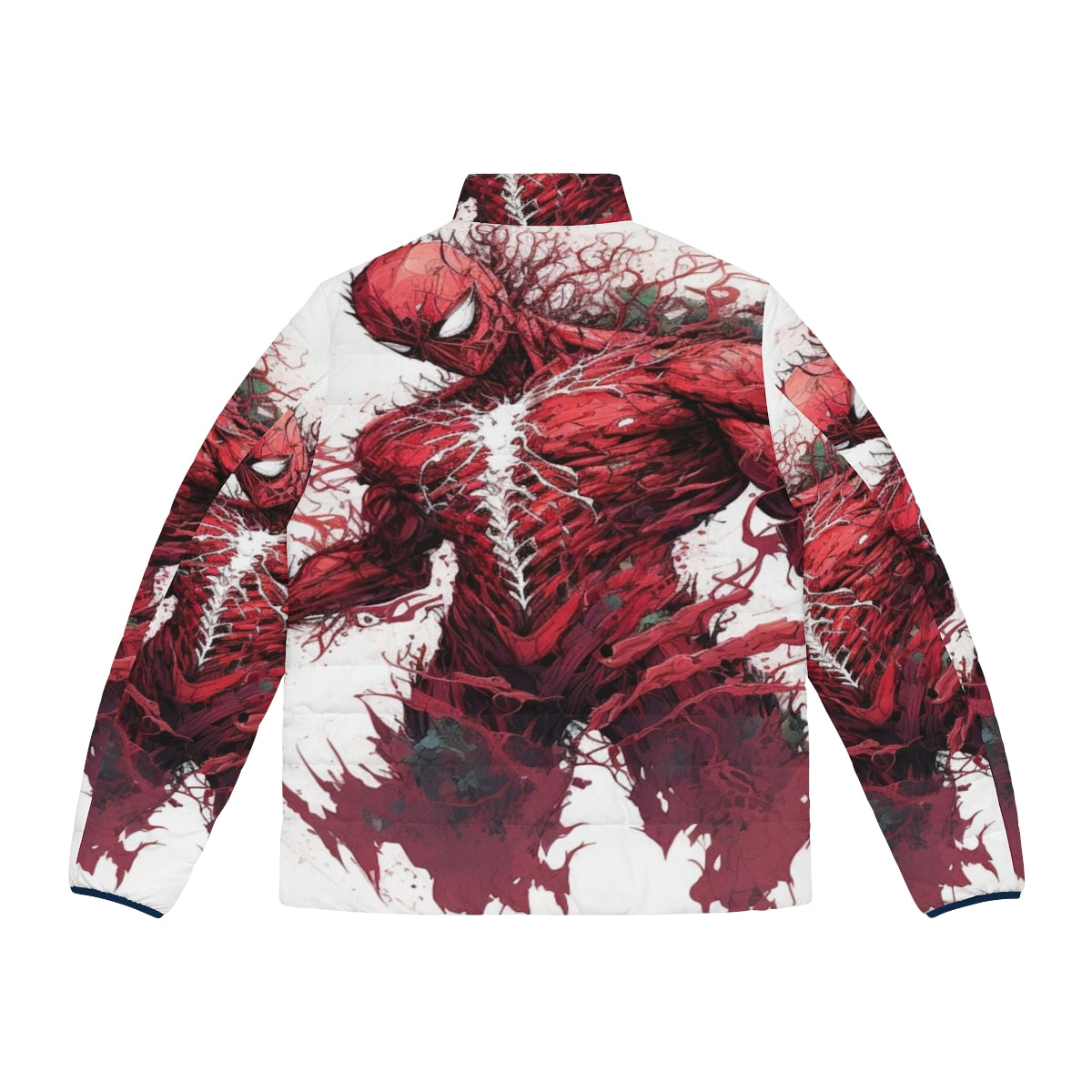 Venom Carnage M Byte Puffer Jacket graphic design fan art - Back