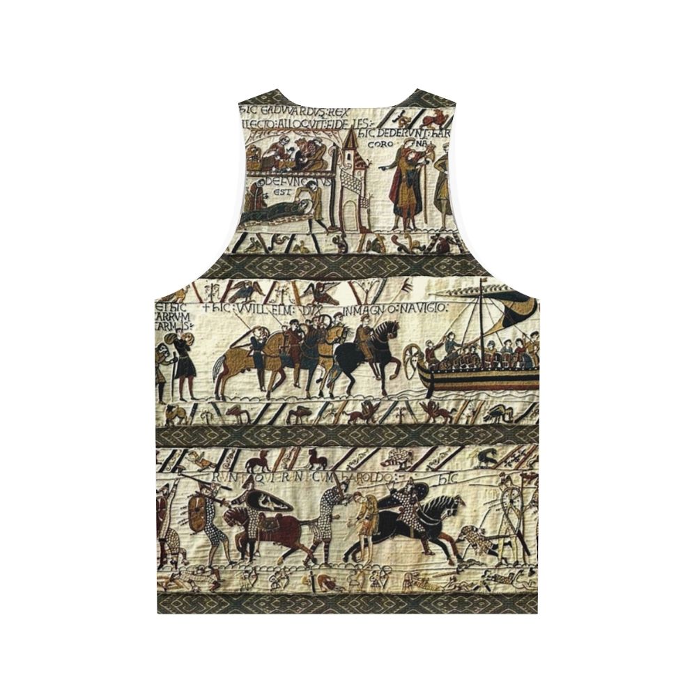 Bayeux Tapestry inspired unisex tank top - Back